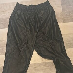 CALIA by Carrie Underwood Black Track Pants with Elastic Waistband